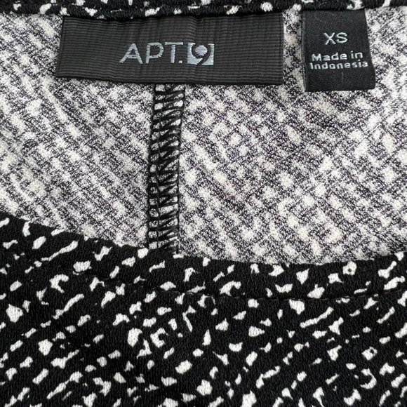 Apt 9 Fit and Flare Summer Dress Size XS Sleeveless Black Knee Length - Picture 10 of 12